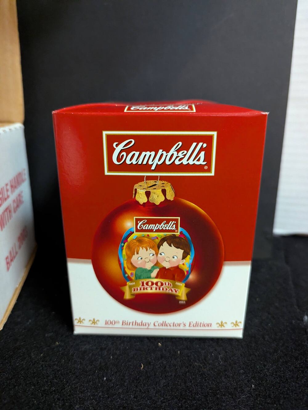 Vintage 2003 Campbell's Kids 100 Birthday Collector's Edition Christmas Ornament